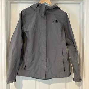 Gray Northface Rain jacket - Women’s Large